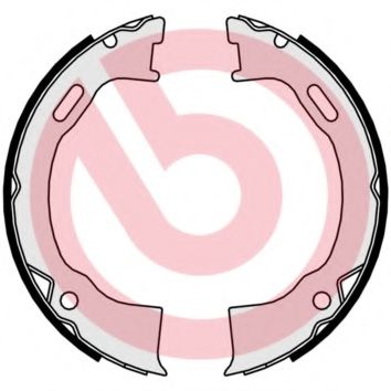 Тормозные колодки барабанные BREMBO S 24 549