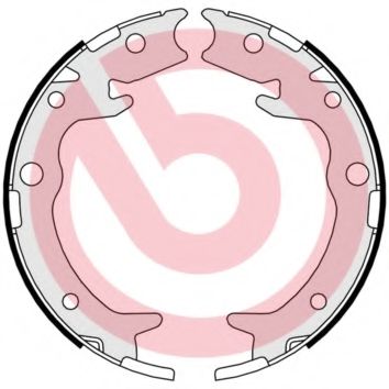Тормозные колодки барабанные BREMBO S 28 516