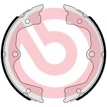 Тормозные колодки барабанные BREMBO S 28 518