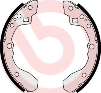 Тормозные колодки барабанные BREMBO S 30 518