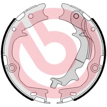 Тормозные колодки барабанные BREMBO S 30 537
