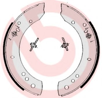 Тормозные колодки барабанные BREMBO S 44 502
