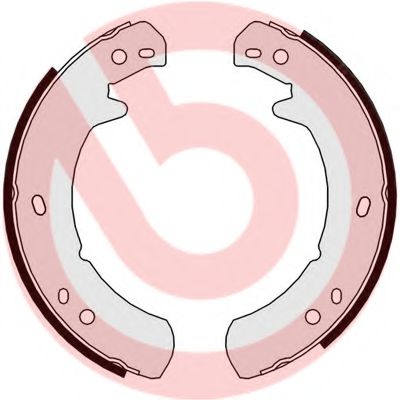 Тормозные колодки барабанные BREMBO S 44 507