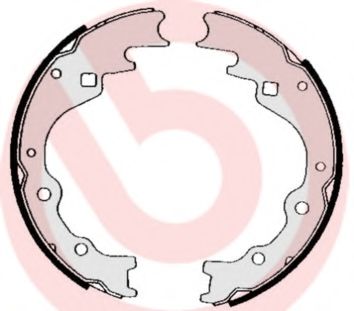 Тормозные колодки барабанные BREMBO S 49 514