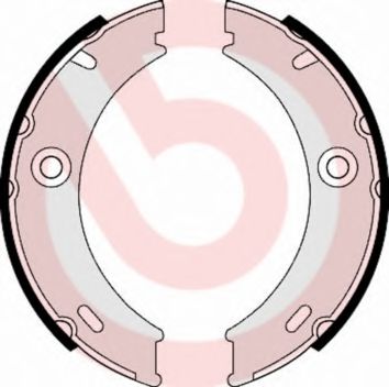 Тормозные колодки барабанные BREMBO S 50 513