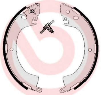 Тормозные колодки барабанные BREMBO S 54 506