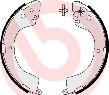 Тормозные колодки барабанные BREMBO S 54 514