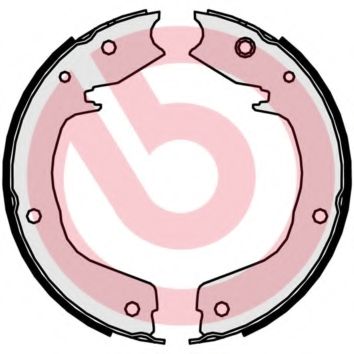 Тормозные колодки барабанные BREMBO S 54 524