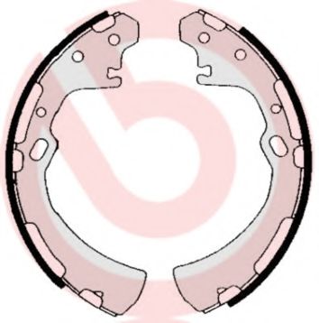 Тормозные колодки барабанные BREMBO S 56 515