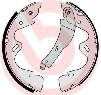 Тормозные колодки барабанные BREMBO S 56 517