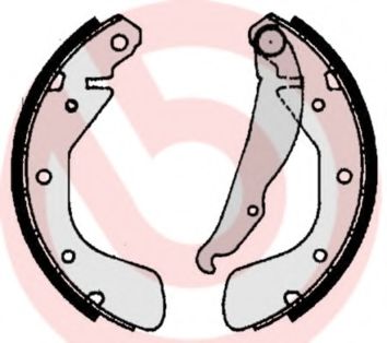 Тормозные колодки барабанные BREMBO S 59 511