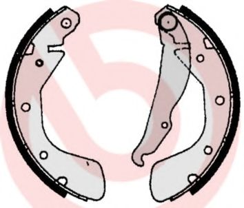 Тормозные колодки барабанные BREMBO S 59 513