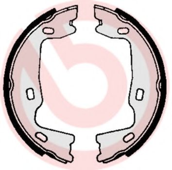 Тормозные колодки барабанные BREMBO S 59 521