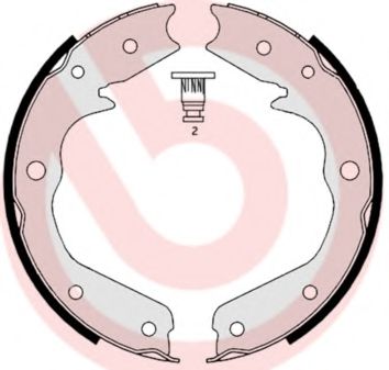 Тормозные колодки барабанные BREMBO S 59 527