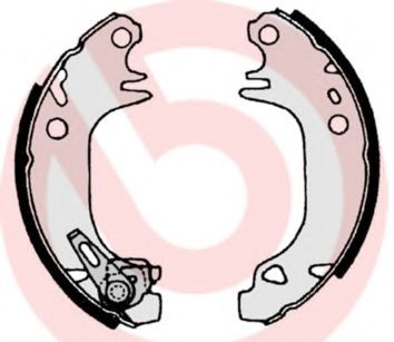 Тормозные колодки барабанные BREMBO S 61 513