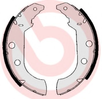 Тормозные колодки барабанные BREMBO S 61 517