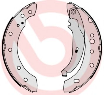 Тормозные колодки барабанные BREMBO S 61 527