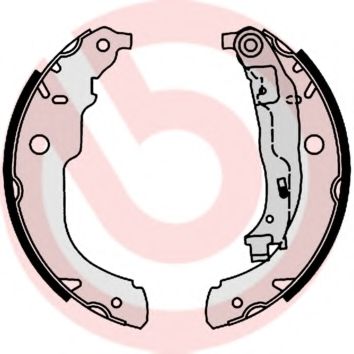 Тормозные колодки барабанные BREMBO S 61 528