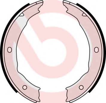 Тормозные колодки барабанные BREMBO S 61 540