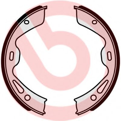 Тормозные колодки барабанные BREMBO S 65 504