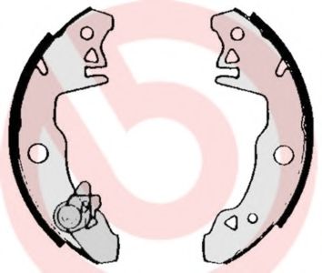 Тормозные колодки барабанные BREMBO S 68 509