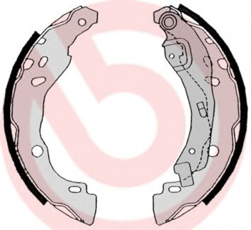 Тормозные колодки барабанные BREMBO S 68 525