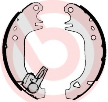 Тормозные колодки барабанные BREMBO S 68 536