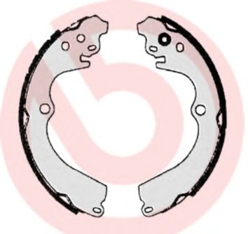 Тормозные колодки барабанные BREMBO S 78 505