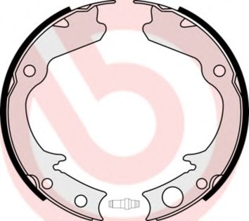 Тормозные колодки барабанные BREMBO S 78 508
