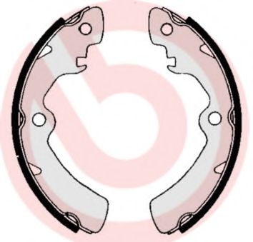 Тормозные колодки барабанные BREMBO S 79 503