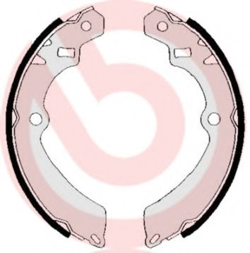 Тормозные колодки барабанные BREMBO S 79 509