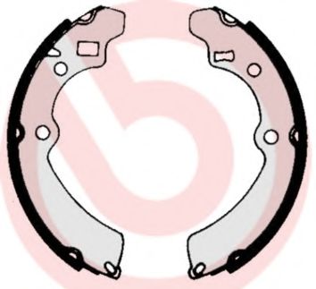 Тормозные колодки барабанные BREMBO S 79 512