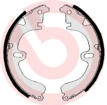 Тормозные колодки барабанные BREMBO S 83 506