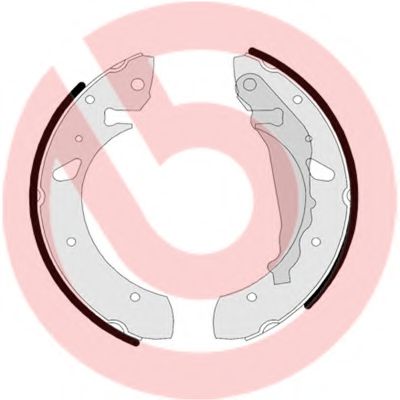 Тормозные колодки барабанные BREMBO S 83 507