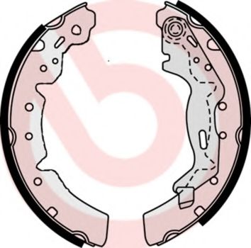 Тормозные колодки барабанные BREMBO S 83 510