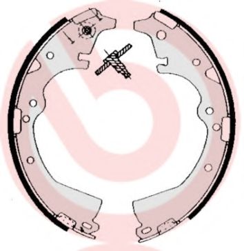 Тормозные колодки барабанные BREMBO S 83 511