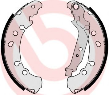 Тормозные колодки барабанные BREMBO S 83 513
