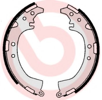 Тормозные колодки барабанные BREMBO S 83 528