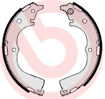 Тормозные колодки барабанные BREMBO S 83 533