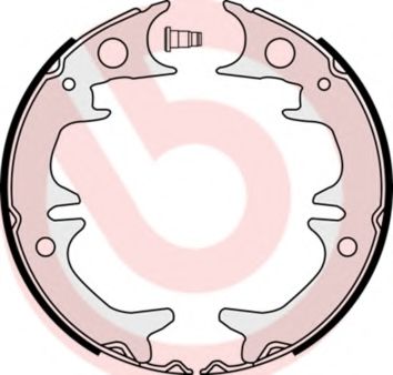 Тормозные колодки барабанные BREMBO S 83 543