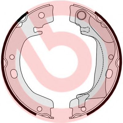 Тормозные колодки барабанные BREMBO S 83 560
