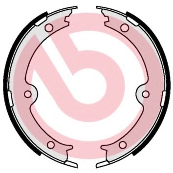 Тормозные колодки барабанные BREMBO S 83 564