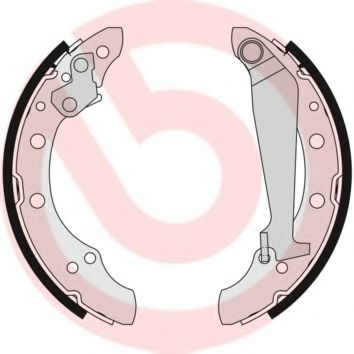 Тормозные колодки барабанные BREMBO S 85 511