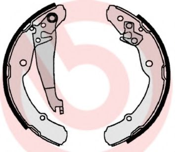 Тормозные колодки барабанные BREMBO S 85 516