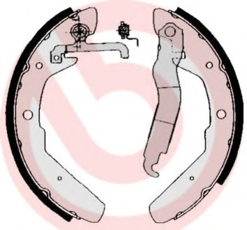 Тормозные колодки барабанные BREMBO S 85 517