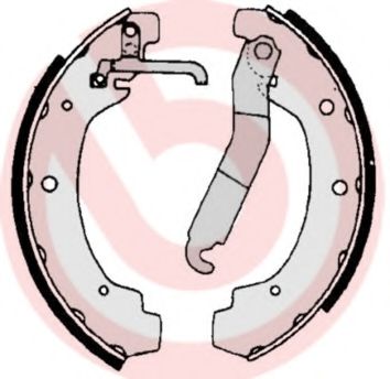 Тормозные колодки барабанные BREMBO S 85 534
