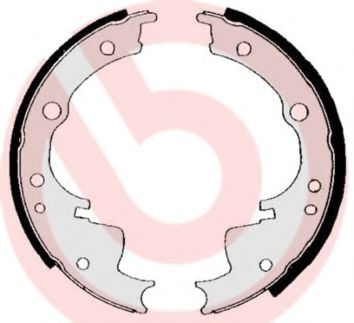 Тормозные колодки барабанные BREMBO S A6 501