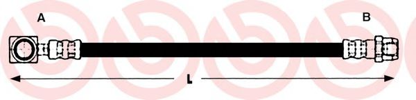 Тормозной шланг BREMBO T 06 028