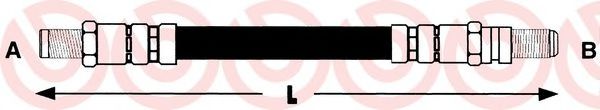 Тормозной шланг BREMBO T 24 027