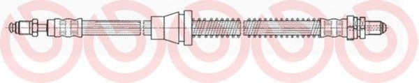 Тормозной шланг BREMBO T 24 031